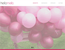 Tablet Screenshot of hellomello.com